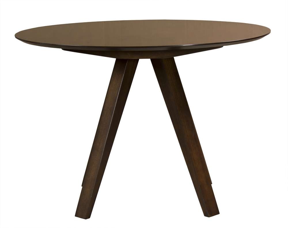 Saloom Furniture - Nova Dining Table 60 x 60 x 29 in Walnut - SKWO-6060-NOV-Walnut-G veiw 2