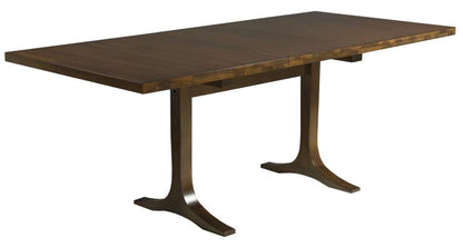 Saloom Furniture - Paxton Extension Dining Table 42 x 92 x 29 in Walnut - MAWS-4272-1-PAX-Walnut-G veiw 1
