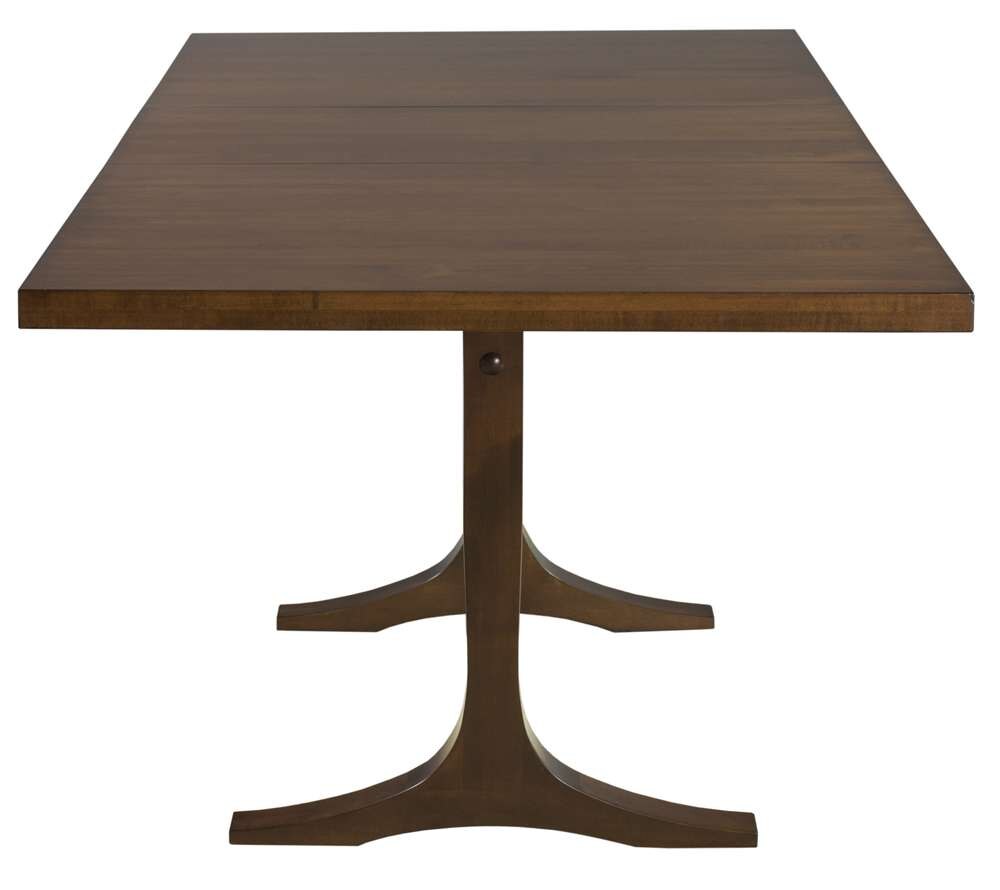 Saloom Furniture - Paxton Extension Dining Table 42 x 92 x 29 in Walnut - MAWS-4272-1-PAX-Walnut-G veiw 3