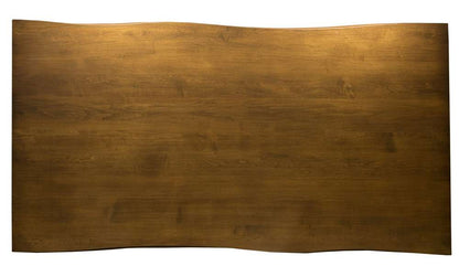 Saloom Furniture - Paxton Wave Edge Dining Table 42 x 80 x 29 in Walnut - MWWS-4280-PAX-Walnut-G veiw 4
