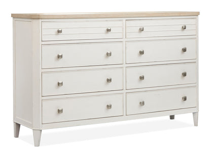 Salt Life Home - Echo Isles Sea Pearl And Driftwood Double Drawer Dresser - B6310-22 view 1
