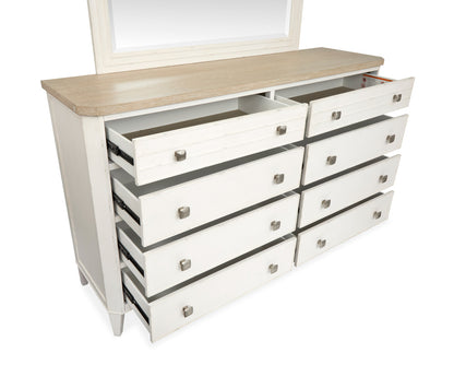 Salt Life Home - Echo Isles Sea Pearl And Driftwood Double Drawer Dresser - B6310-22 view 3