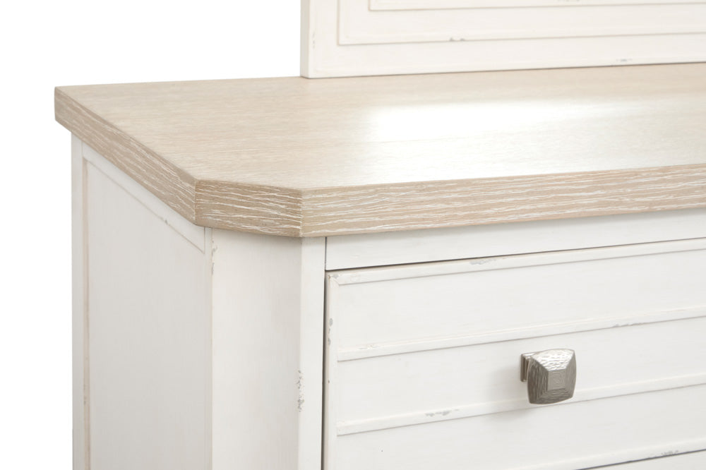 Salt Life Home - Echo Isles Sea Pearl And Driftwood Double Drawer Dresser - B6310-22 view 5