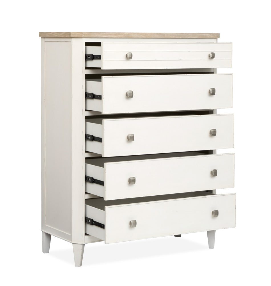 Salt Life Home - Echo Isles Sea Pearl And Driftwood Drawer Chest - B6310-10 view 4