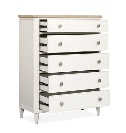 Salt Life Home - Echo Isles Sea Pearl And Driftwood Drawer Chest - B6310-10 view 4