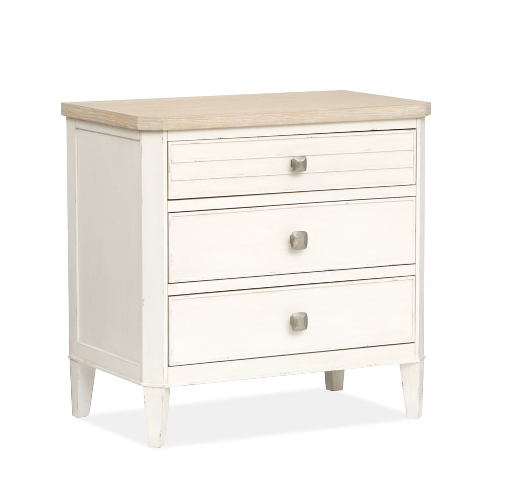 Salt Life Home - Echo Isles Sea Pearl And Driftwood Drawer Nightstand - B6310-01 view 1