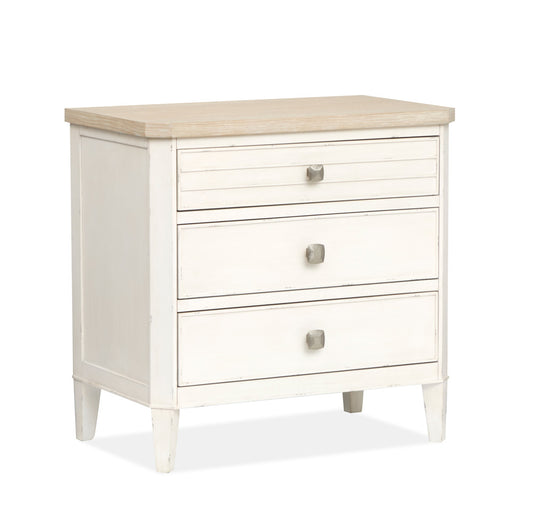 Salt Life Home - Echo Isles Sea Pearl And Driftwood Drawer Nightstand - B6310-01 view 1