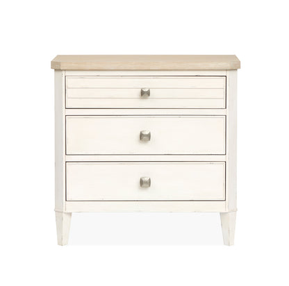 Salt Life Home - Echo Isles Sea Pearl And Driftwood Drawer Nightstand - B6310-01 view 2