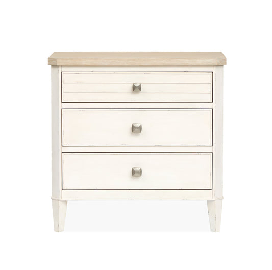 Salt Life Home - Echo Isles Sea Pearl And Driftwood Drawer Nightstand - B6310-01 view 2