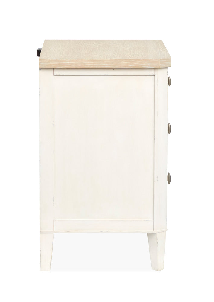 Salt Life Home - Echo Isles Sea Pearl And Driftwood Drawer Nightstand - B6310-01 view 3