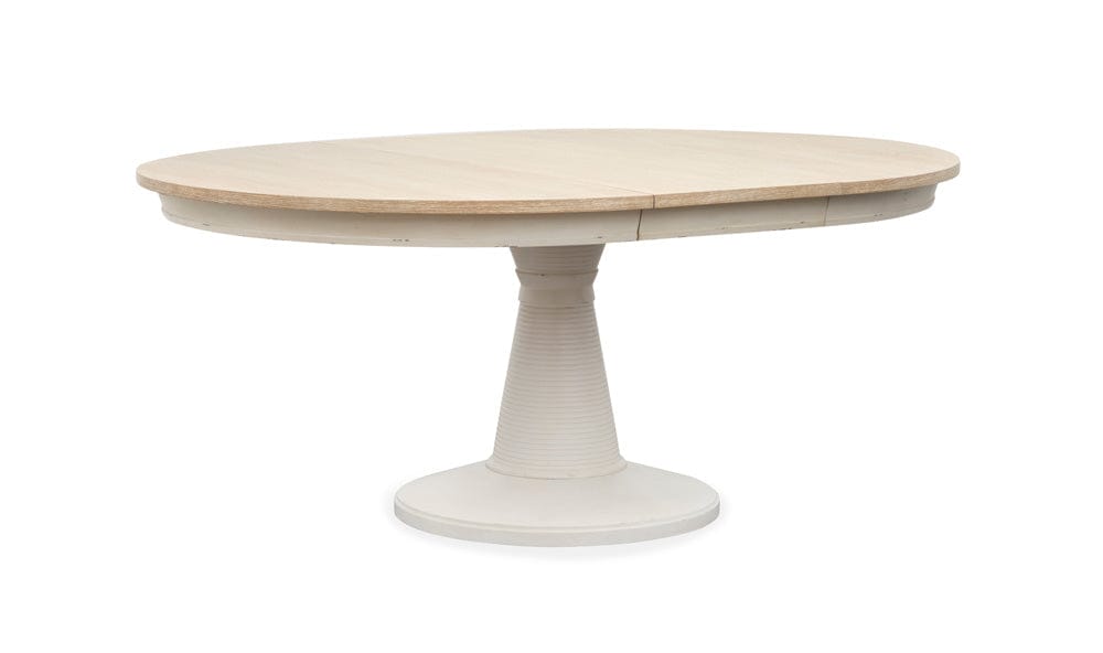Salt Life Home - Echo Isles Sea Pearl And Driftwood Extendable 54" Round Dining Table - D6310-24 view 3