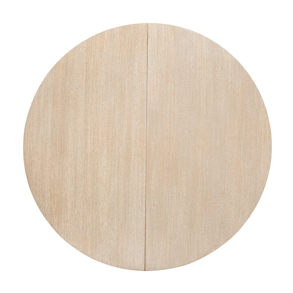 Salt Life Home - Echo Isles Sea Pearl And Driftwood Extendable 54" Round Dining Table - D6310-24 view 5