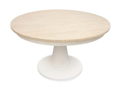 Salt Life Home - Echo Isles Sea Pearl And Driftwood Extendable 54" Round Dining Table - D6310-24 view 10