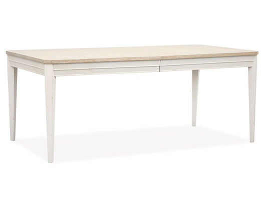 Salt Life Home - Echo Isles Sea Pearl And Driftwood Extendable Rectangular Dining Table With 4 Arm Chairs - D6310-20-KIT7 view 2