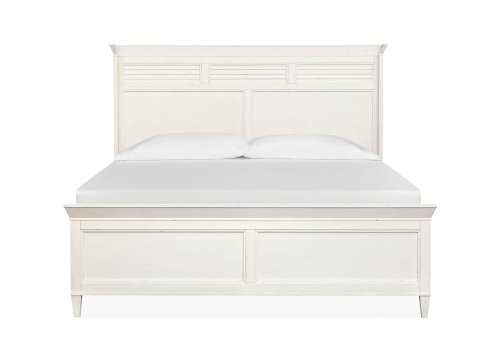 Salt Life Home - Echo Isles Sea Pearl And Driftwood Queen Classic Panel Bed - B6310-57 view 2