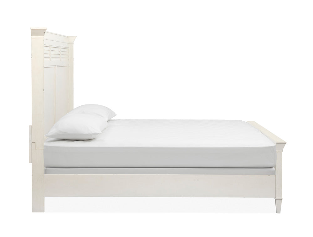 Salt Life Home - Echo Isles Sea Pearl And Driftwood Queen Classic Panel Bed - B6310-57 view 3