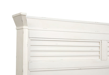 Salt Life Home - Echo Isles Sea Pearl And Driftwood Queen Classic Panel Bed - B6310-57 view 4