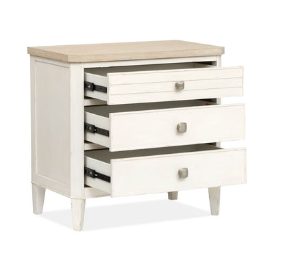 Salt Life Home - Echo Isles Sea Pearl And Driftwood Queen Upholstered Panel Bed With 2 Nightstands - B6310-55-KIT2 view 8