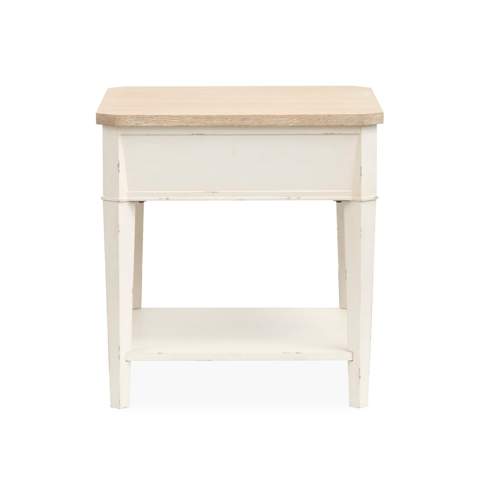 Salt Life Home - Echo Isles Sea Pearl And Driftwood Rectangular End Table - T6310-03 view 5