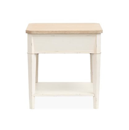 Salt Life Home - Echo Isles Sea Pearl And Driftwood Rectangular End Table - T6310-03 view 5