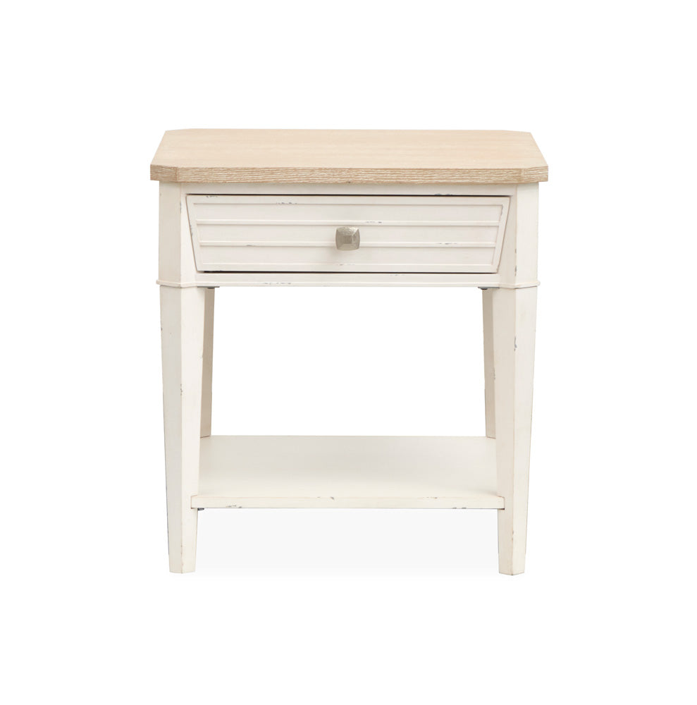 Salt Life Home - Echo Isles Sea Pearl And Driftwood Rectangular End Table - T6310-03 view 6