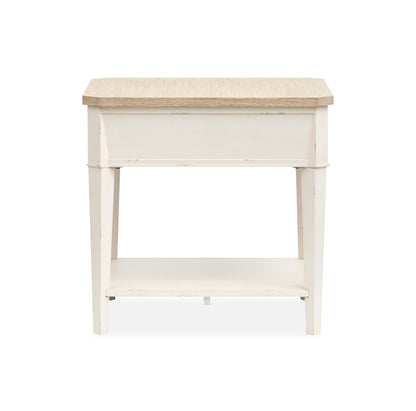Salt Life Home - Echo Isles Sea Pearl And Driftwood Rectangular End Table - T6310-03 view 7