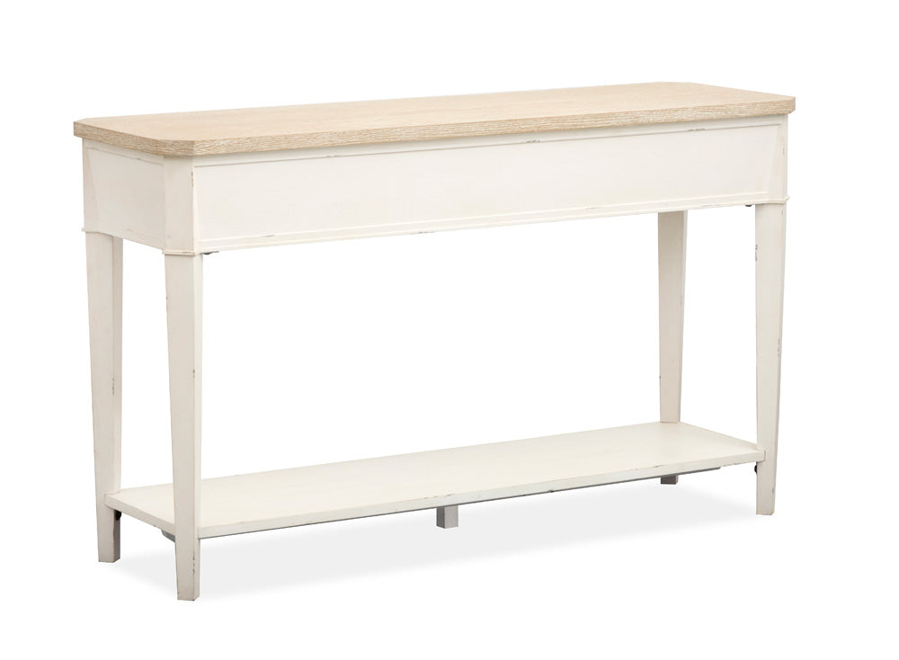 Salt Life Home - Echo Isles Sea Pearl And Driftwood Rectangular Sofa Table - T6310-73 view 2