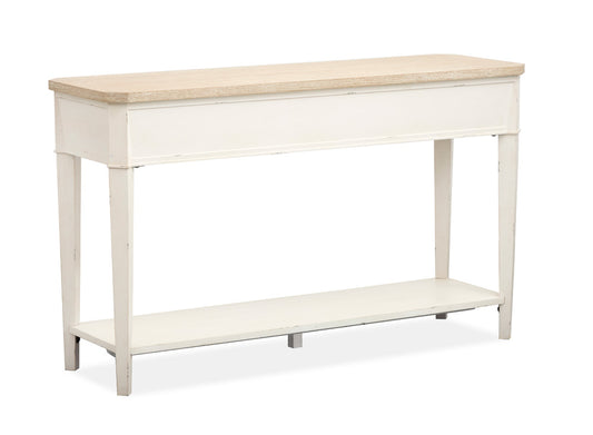 Salt Life Home - Echo Isles Sea Pearl And Driftwood Rectangular Sofa Table - T6310-73 view 2