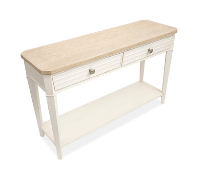 Salt Life Home - Echo Isles Sea Pearl And Driftwood Rectangular Sofa Table - T6310-73 view 3