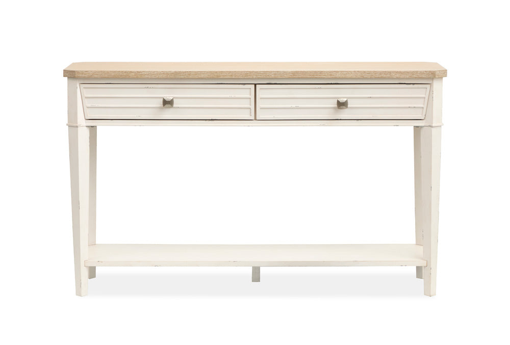 Salt Life Home - Echo Isles Sea Pearl And Driftwood Rectangular Sofa Table - T6310-73 view 5