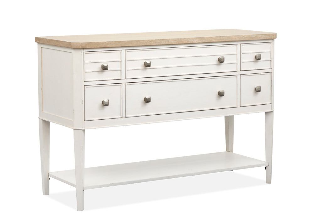 Salt Life Home - Echo Isles Sea Pearl And Driftwood Sideboard - D6310-12 view 1