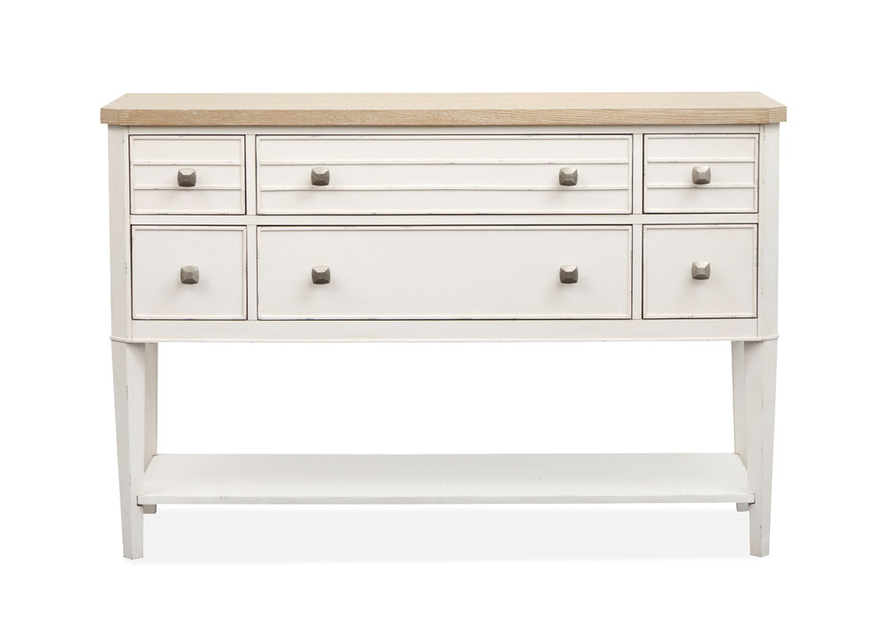 Salt Life Home - Echo Isles Sea Pearl And Driftwood Sideboard - D6310-12 view 2