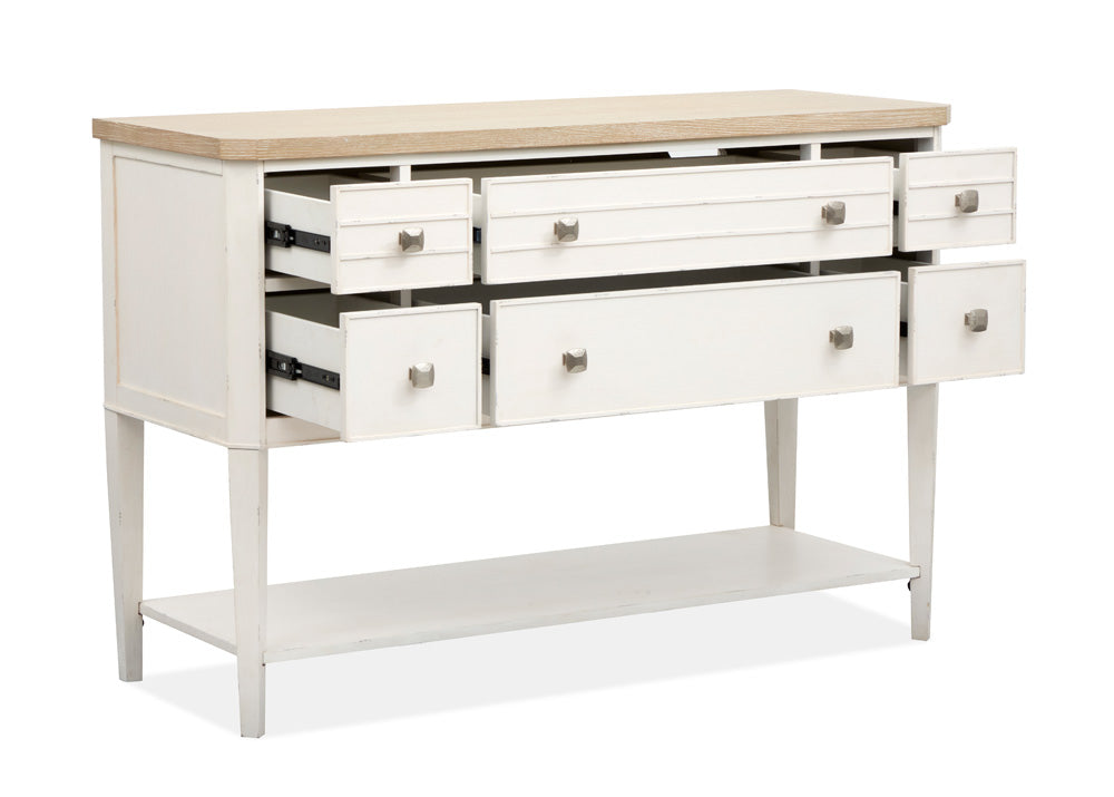 Salt Life Home - Echo Isles Sea Pearl And Driftwood Sideboard - D6310-12 view 6