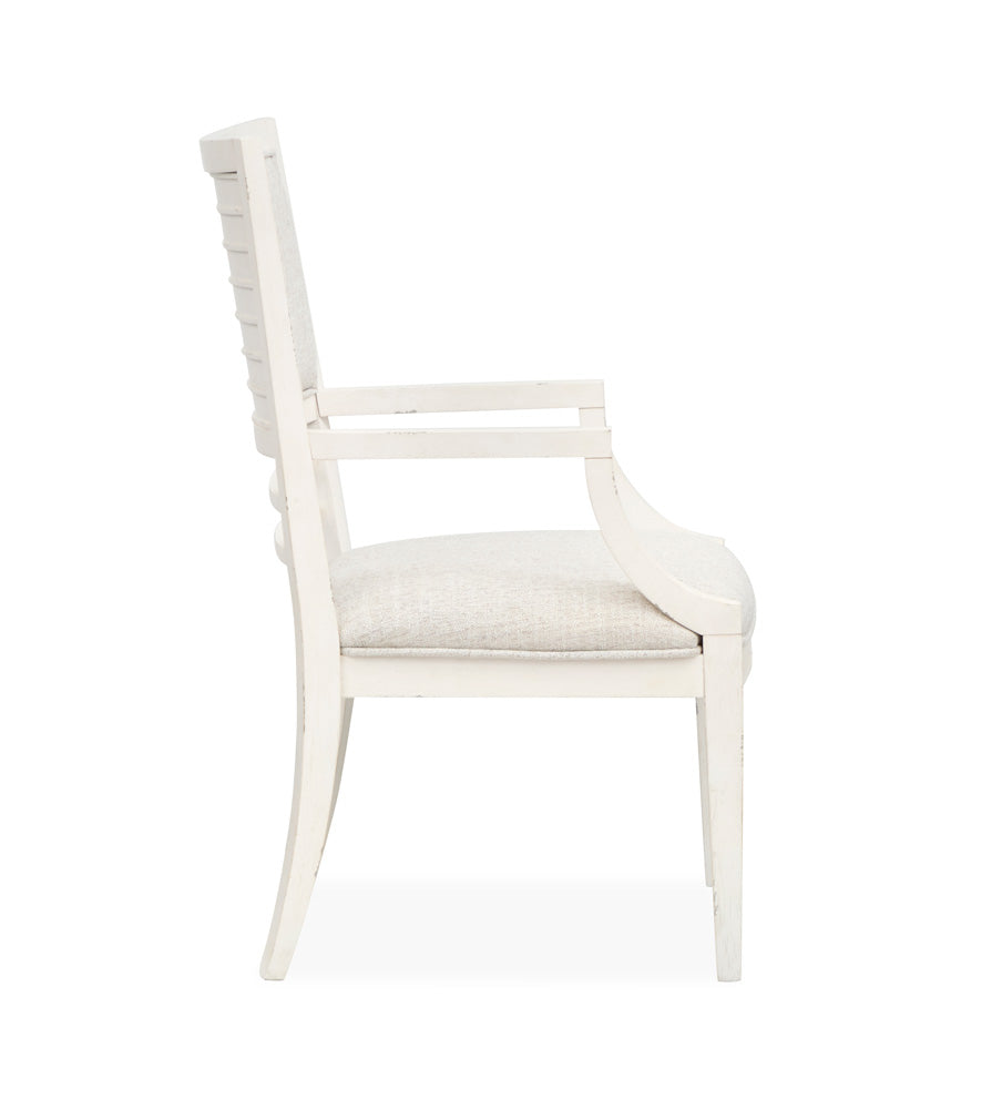 Salt Life Home - Echo Isles Sea Pearl And Driftwood Upholstered Arm Chair Two Pack - D6310-73 view 3