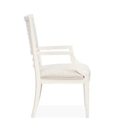 Salt Life Home - Echo Isles Sea Pearl And Driftwood Upholstered Arm Chair Two Pack - D6310-73 view 3