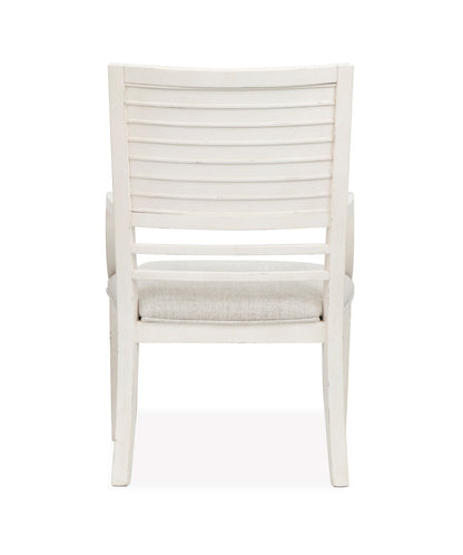 Salt Life Home - Echo Isles Sea Pearl And Driftwood Upholstered Arm Chair Two Pack - D6310-73 view 4