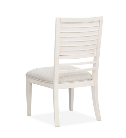 Salt Life Home - Echo Isles Sea Pearl And Driftwood Upholstered Side Chair Two Pack - D6310-63 view 2