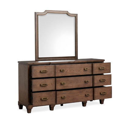Salt Life Home - Sugar Mill Spiced Rum Drawer Dresser With Shaped Mirror - B5832-2045 view 8