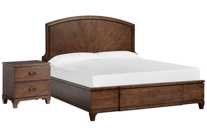 Salt Life Home - Sugar Mill Spiced Rum King Panel Bed With Nightstand - B5832-64-KIT1 view 1
