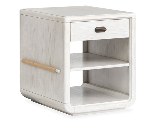 Salt Life Home - Sunset Cove Moonlight Pearl Chairside End Table - T5879-10 view 1