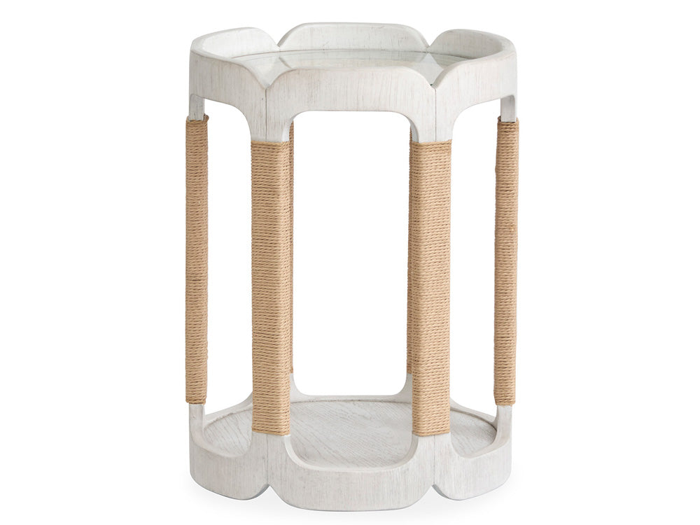 Salt Life Home - Sunset Cove Moonlight Pearl Drum Table - T5879-35 view 3