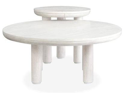 Salt Life Home - Sunset Cove Moonlight Pearl Nesting Cocktail Table With 2 Chairside End Table - T5879-52KIT2 view 6