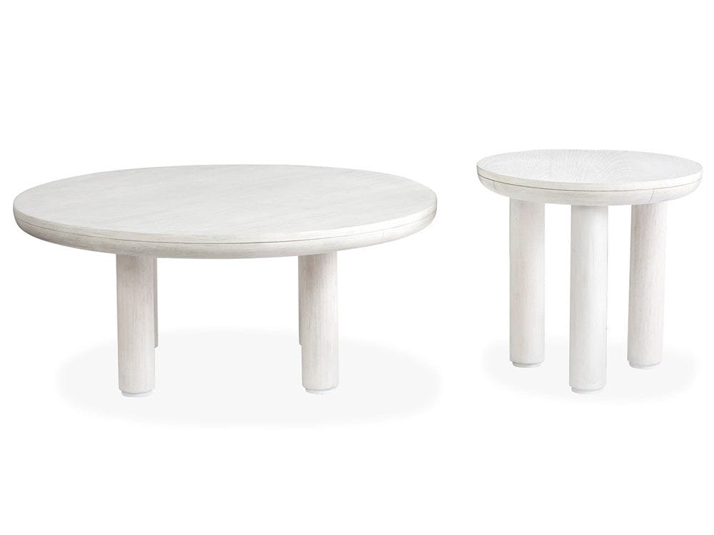 Salt Life Home - Sunset Cove Moonlight Pearl Nesting Cocktail Table With Casters - T5879-52 view 4