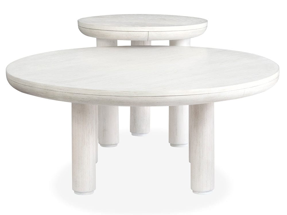 Salt Life Home - Sunset Cove Moonlight Pearl Nesting Cocktail Table With Casters - T5879-52 view 5