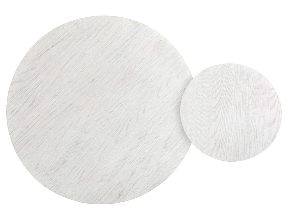 Salt Life Home - Sunset Cove Moonlight Pearl Nesting Cocktail Table With Casters - T5879-52 view 9