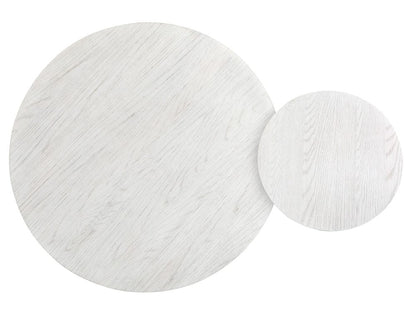 Salt Life Home - Sunset Cove Moonlight Pearl Nesting Cocktail Table With Casters - T5879-52 view 9