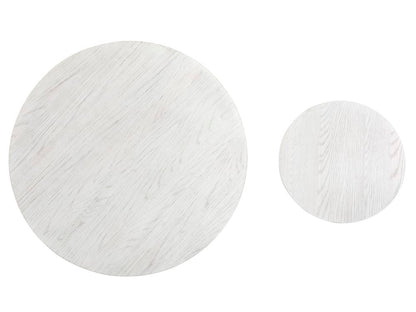Salt Life Home - Sunset Cove Moonlight Pearl Nesting Cocktail Table With Chairside End Table - T5879-52KIT1 view 8