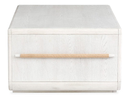 Salt Life Home - Sunset Cove Moonlight Pearl Rectangular Cocktail Table With Casters - T5879-43 view 3