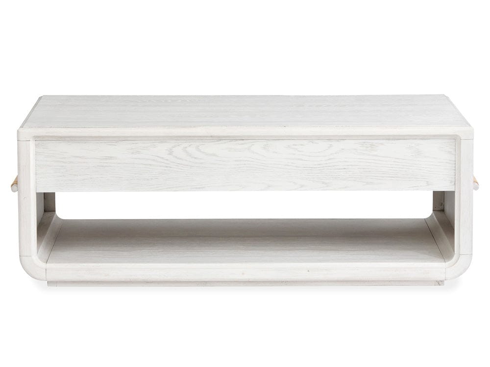 Salt Life Home - Sunset Cove Moonlight Pearl Rectangular Cocktail Table With Casters - T5879-43 view 5