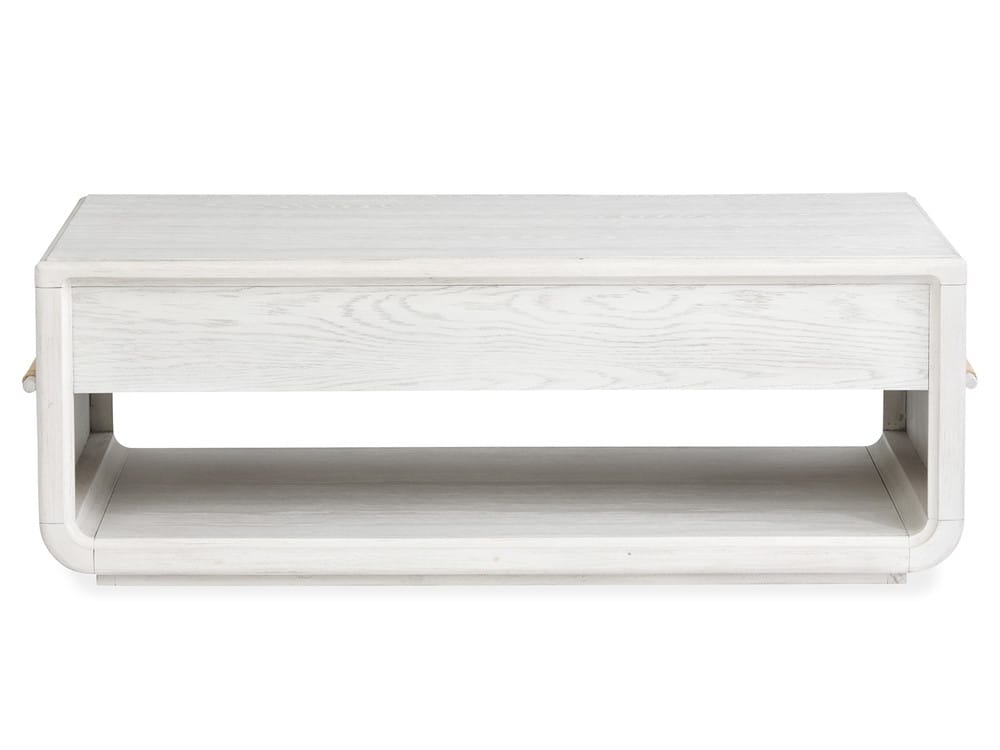 Salt Life Home - Sunset Cove Moonlight Pearl Rectangular Cocktail Table With Chairside End Table - T5879-43KIT1 view 6